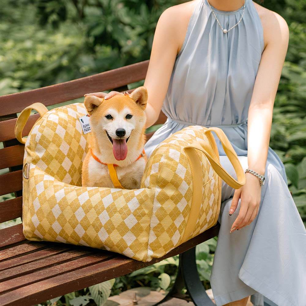 Dog Car Seat Bed | Portable Travel Bed for Small & Medium Dogs