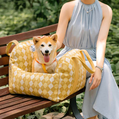Dog Car Seat Bed | Portable Travel Bed for Small & Medium Dogs