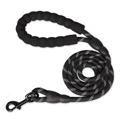 Strong Nylon Reflective Dog Leash – Heavy-Duty, Tangle-Free Pet Leash