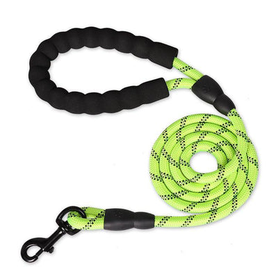 Strong Nylon Reflective Dog Leash – Heavy-Duty, Tangle-Free Pet Leash