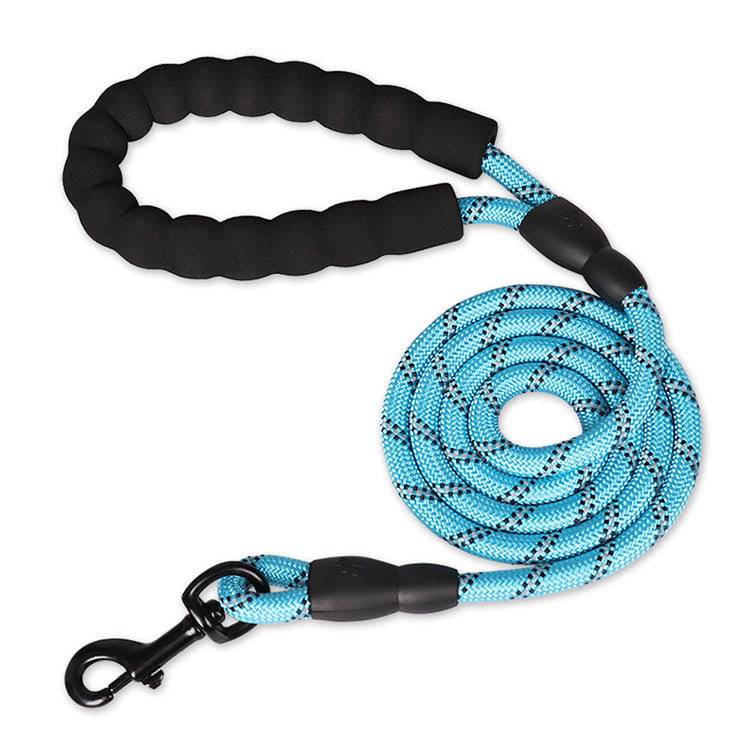 Strong Nylon Reflective Dog Leash – Heavy-Duty, Tangle-Free Pet Leash