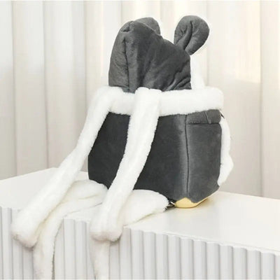 KittyPack - Fluffy Cat Backpack with Pockets