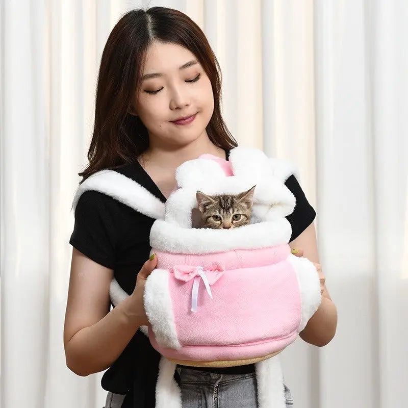 KittyPack - Fluffy Cat Backpack with Pockets