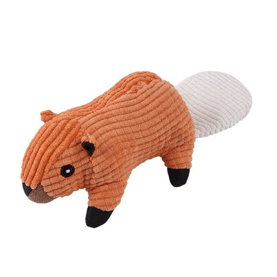 Immortal Squeaker Dog Toy - Tough Durable Plush for Aggressive Chewers
