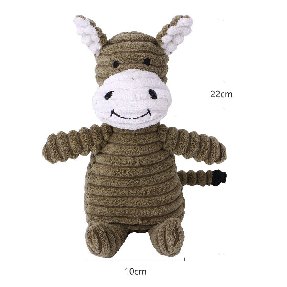 Immortal Squeaker Dog Toy - Tough Durable Plush for Aggressive Chewers