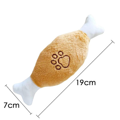 Immortal Squeaker Dog Toy - Tough Durable Plush for Aggressive Chewers