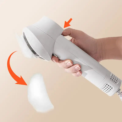 2-in-1 Smart Dog Hair Dryer & Brush – Low Noise Pet Grooming Dryer