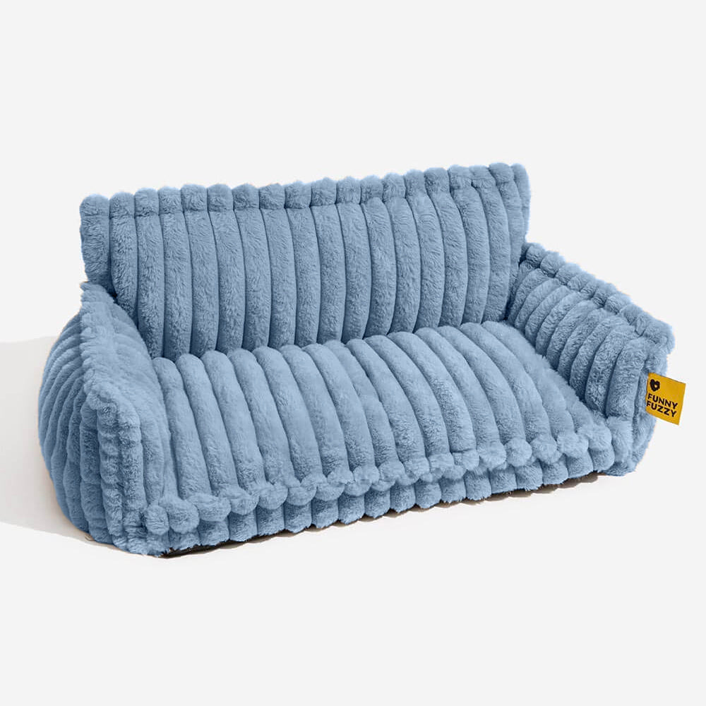Large Orthopedic Dog Bed | Washable Fluffy Sofa Pillow for Medium & Large Dogs