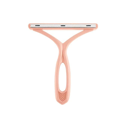 Double Sided Pet Hair Remover Brush - Reusable Manual Lint Scraper for Furniture & Carpet
