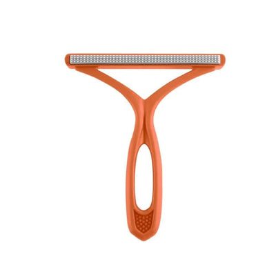 Double Sided Pet Hair Remover Brush - Reusable Manual Lint Scraper for Furniture & Carpet