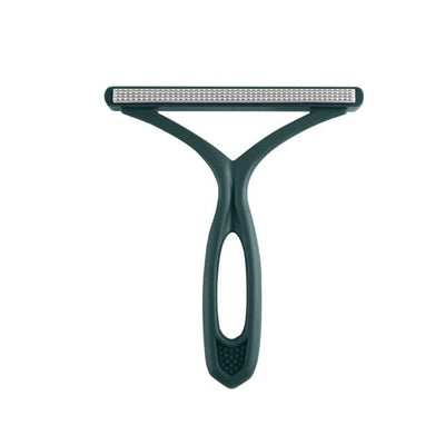 Double Sided Pet Hair Remover Brush - Reusable Manual Lint Scraper for Furniture & Carpet