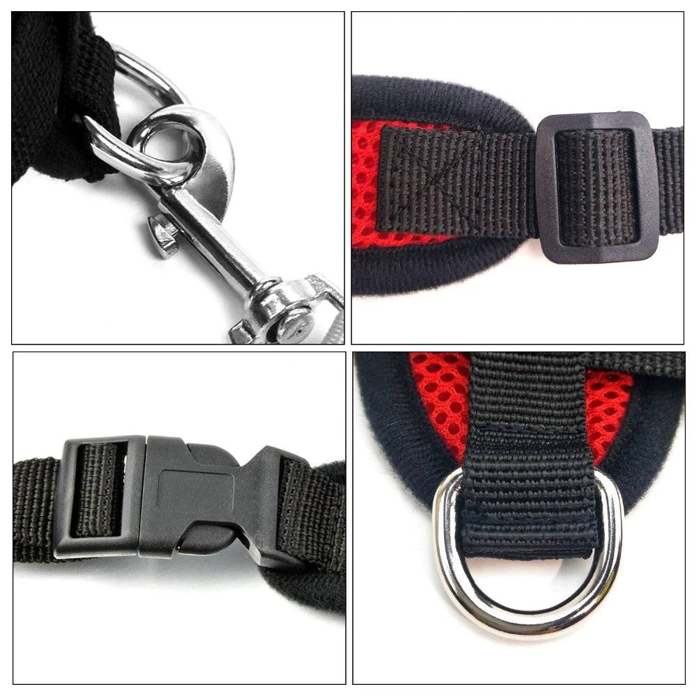 No Pull Dog Harness with Leash – Reflective & Breathable Adjustable Pet Harness for Dogs