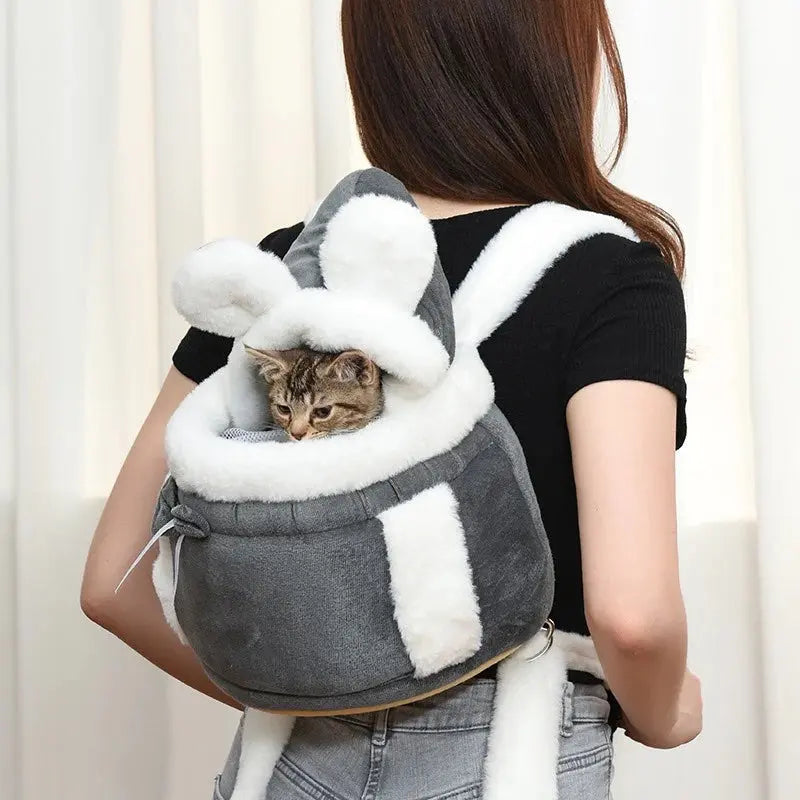 KittyPack - Fluffy Cat Backpack with Pockets