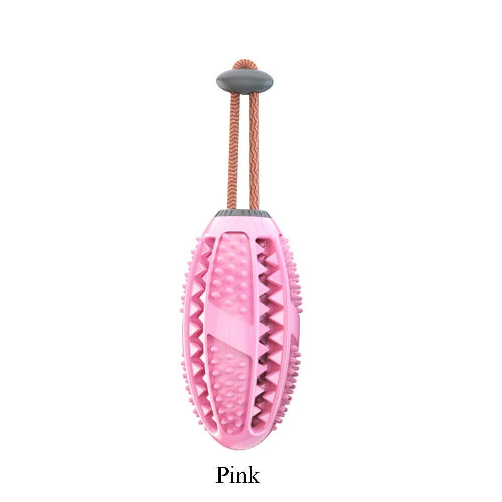 Playbrush Suction Cup Dog Chew Toy - Teeth Cleaning Interactive Tugger
