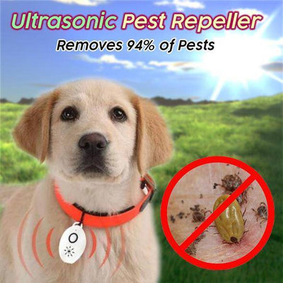 Portable USB Ultrasonic Pest Repeller - Personal Tick & Mosquito Keychain for Pets & Hiking
