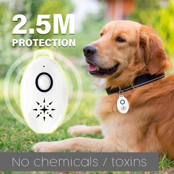 Portable USB Ultrasonic Pest Repeller - Personal Tick & Mosquito Keychain for Pets & Hiking
