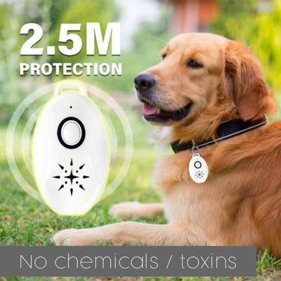 Portable USB Ultrasonic Pest Repeller - Personal Tick & Mosquito Keychain for Pets & Hiking