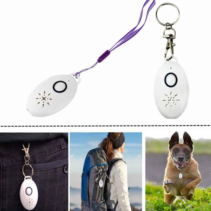 Portable USB Ultrasonic Pest Repeller - Personal Tick & Mosquito Keychain for Pets & Hiking