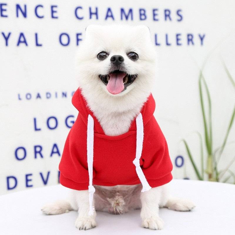 Dog Hoodie Sweatshirts with Pockets